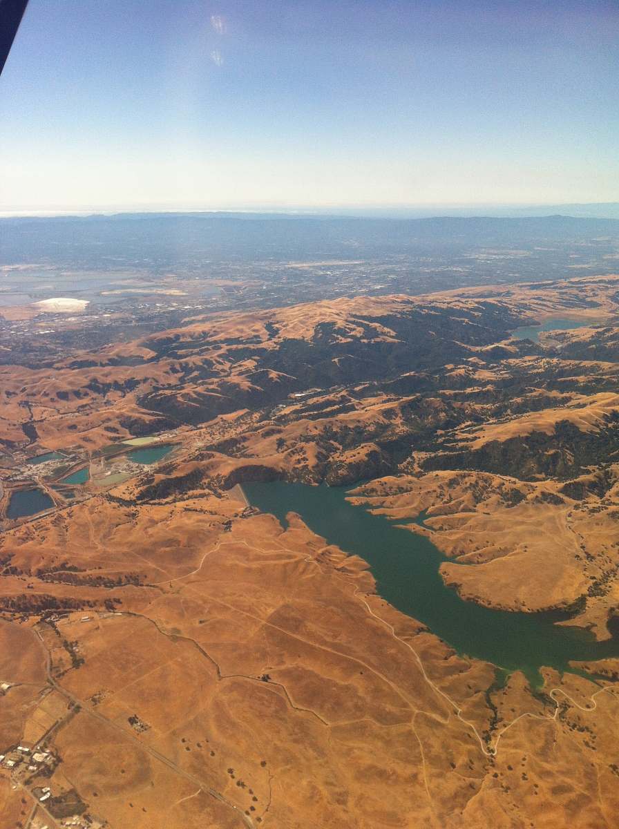 scenery aerial photo of river during daytime outdoors